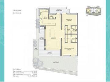 Departamento en venta PB C/ JARDÍN OPORTUNIDAD a estrenar - HANAMI PARK NORDELTA -
