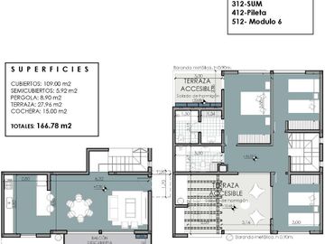 Departamento de 4 ambientes a estrenar en Town Kiri