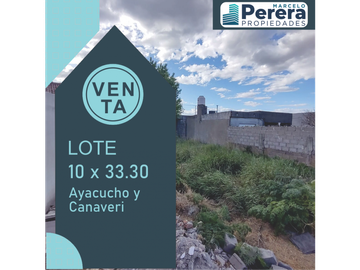 Venta | Lote | Ayacucho e Canaveri y Giovanelli