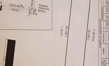 Terreno(99) Estratégico en Venta en Muxupip, Motul