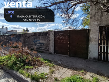 Excelente Lote de 400 mtÂ² ubicado en calle Italia casi esquina Terrazon.