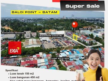 dIjual  murah 2 unit  ruko 2lt Baloi Point Batam center