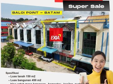 dIjual  murah 2 unit  ruko 2lt Baloi Point Batam center