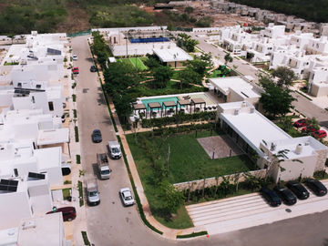 Casa en venta en Conkal con 116 m² de construcción y acceso a amenidades