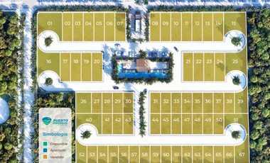 Terreno(27) en Venta en Privada Puerto Esmeralda en Chelem, Progreso