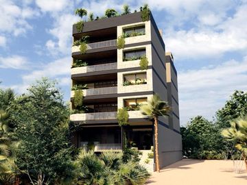 Departamento en  venta en Puerto Morelos 1 recamara con elevador