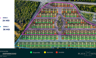 Terreno en Venta en Playa Ixtul Etapa 3 en Chuburná Puerto