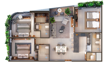 Departamentos(B) en Venta en Maria Living, Campestre