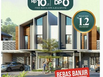 Dijual rumah 2 lantai tempat usaha baru di prima harapan regency