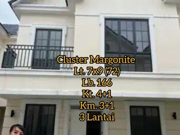 Disewakan Rumah 3 Lantai Margonite Lavon Suvarna Cikupa Tangerang