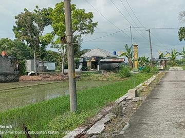 Dijual tanah pekarangan di prambanan view boko