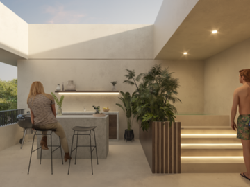 Departamento (Mod.6 ) en Venta en Rosenda, Temozón Norte.