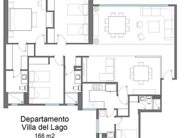Departamento en Villa del Lago Torre E
