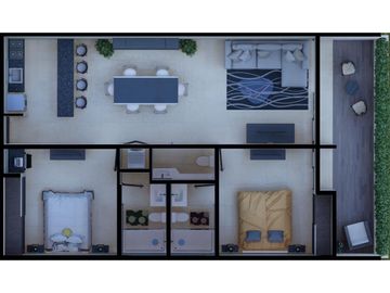 Venta Departamento de lujo zona Country Mérida Yucatán