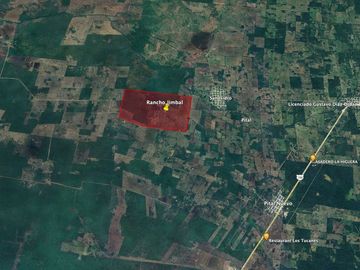 Rancho en venta Km 25 Escarcega-Villahermosa
