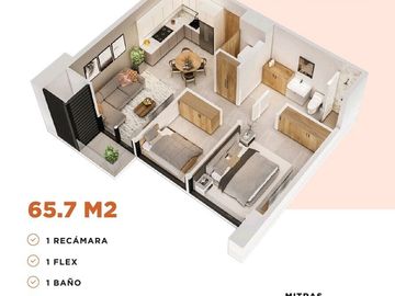 DEPARTAMENTO EN  PREVENTA SANTA CATARINA