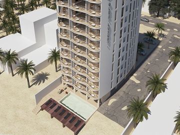 DEPARTAMENTOEN LA PLAYA EN VENTA EN PRIMERA FILA EN CHIXCHULUB