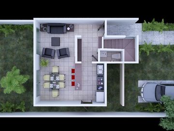Casas en Caucel Lasso Habitat modelo Horio 98