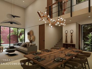 Casa en venta tipo villa al norte de Mérida en Itzimná