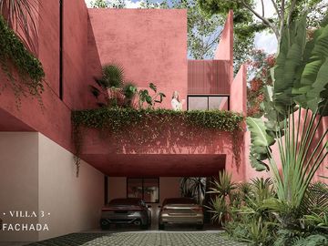 Casa en venta tipo villa al norte de Mérida en Itzimná