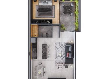Departamento en venta en Del Valle Sur
