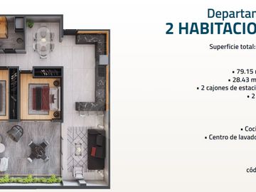 Departamento en venta en Del Valle Sur