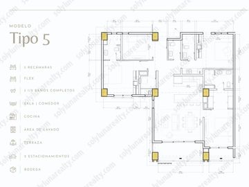 Condominio  en Venta BALICA Tipo 5 -  en Los Tigres Residencial Bahia de Banderas
