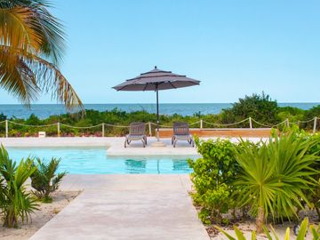 Departamento en venta frente al mar en Marina Kinuh, Telchac