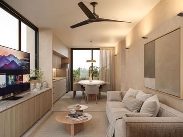 Departamento en venta Mérida Yucatán, Privada Maktub Temozón Norte