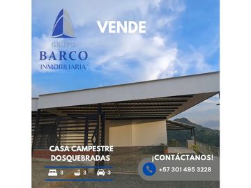 CASA CAMPESTRE PARA ESTRENAR EN CONDOMINIO LA TESALIA