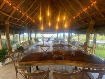 CABAÑA DE PLAYA EN VENTA (1154 mts terreno) y con  PISCINA