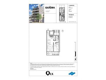 Rosario: Alvear 281 y Catamarca, Departamentos de 1 dormitorio de 47,8 m2 al frente con balcon, Santa Fe, Argentina