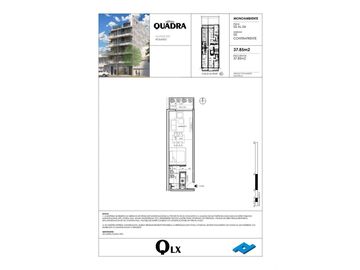 Rosario: Alvear 281 y Catamarca, Departamentos de 1 dormitorio de 76,37 m2 al contrafrente con balcon, Santa Fe, Argentina