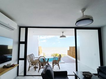 Hermosa villa en Venta frente al Mar en las playa de san Benito Yucatan