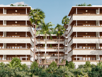 VENDO DEPARTAMENTOS EN MAHAHUAL- QUINTANA ROO FRENTE A LA PLAYA