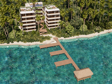 VENDO DEPARTAMENTOS EN MAHAHUAL- QUINTANA ROO FRENTE A LA PLAYA
