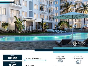 Venta Departamento 3D, La Aurora, vista al río Daule