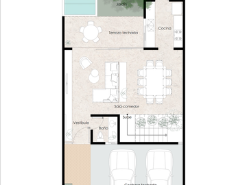 VILLAS ANTHERIA EN VENTA CON ROOF TOP, TEMOZON NORTE.