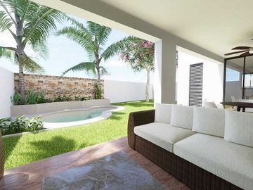 Casa en venta Mérida Yucatán, Privada Única Living