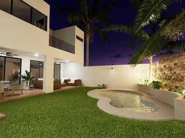 Casa en venta Mérida Yucatán, Privada Única Living