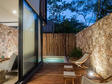 Venta de departamento Deck Garden Pool 1 recámara en La Veleta, Tulum