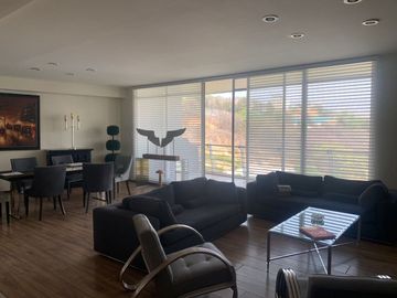 DEPARTAMENTO EN RENTA EN BOSQUE REAL AMUEBLADO (