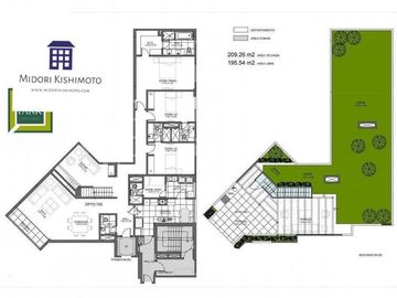 Exclusivo Penthouse con Terraza con Amplio Jardín