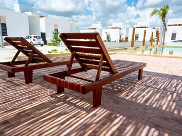 Casa en venta en privada con amenidades en Chelem, Progreso
