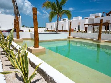 Casa en venta en privada con amenidades en Chelem, Progreso