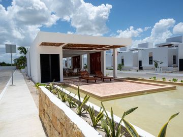 Casa en venta en privada con amenidades en Chelem, Progreso