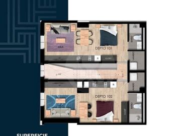 Queretaro 30 Departamento en venta en Roma Norte