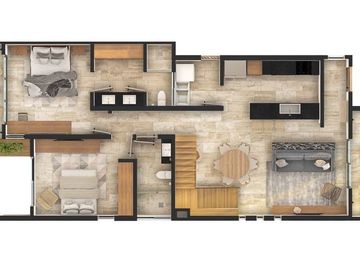 Penthouse en venta Mérida Yucatán, Maimará Temozón Norte
