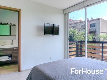 Penthouse con roof garden privado en venta en la Roma Norte