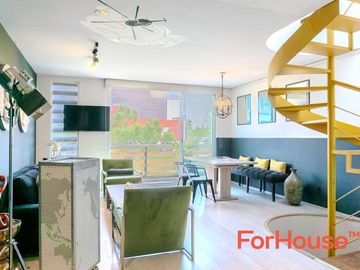 Penthouse con roof garden privado en venta en la Roma Norte